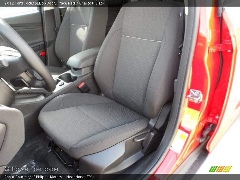  2012 Focus SEL 5-Door Charcoal Black Interior