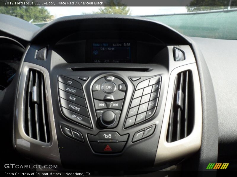 Race Red / Charcoal Black 2012 Ford Focus SEL 5-Door