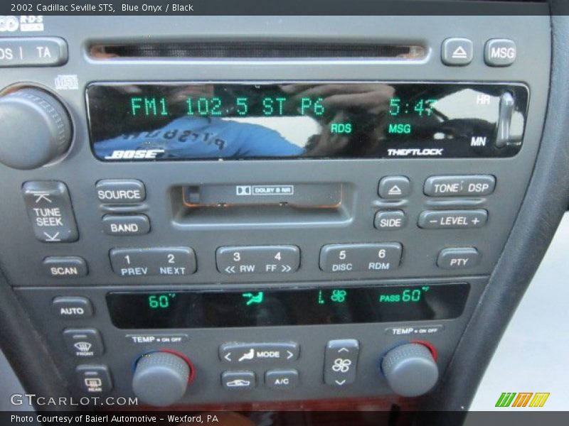 Audio System of 2002 Seville STS