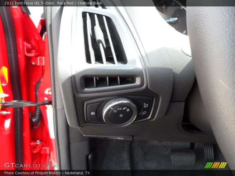 Race Red / Charcoal Black 2012 Ford Focus SEL 5-Door