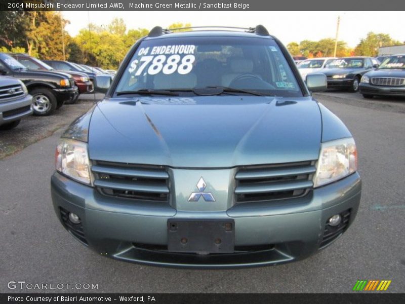 Machine Green Metallic / Sandblast Beige 2004 Mitsubishi Endeavor Limited AWD