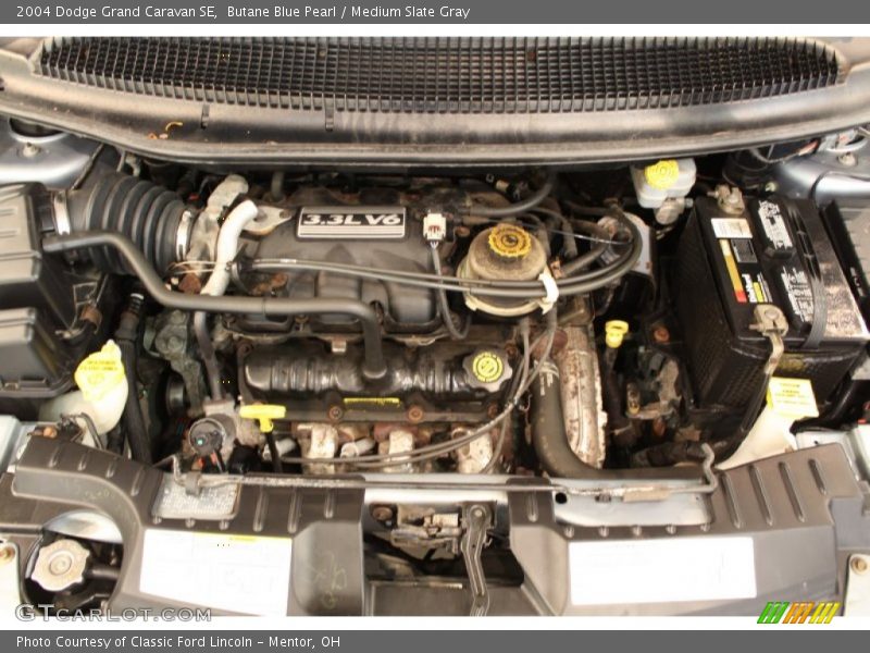 Butane Blue Pearl / Medium Slate Gray 2004 Dodge Grand Caravan SE