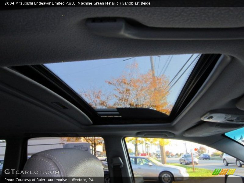 Machine Green Metallic / Sandblast Beige 2004 Mitsubishi Endeavor Limited AWD
