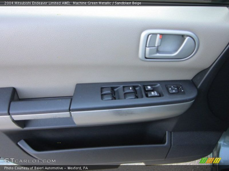 Machine Green Metallic / Sandblast Beige 2004 Mitsubishi Endeavor Limited AWD