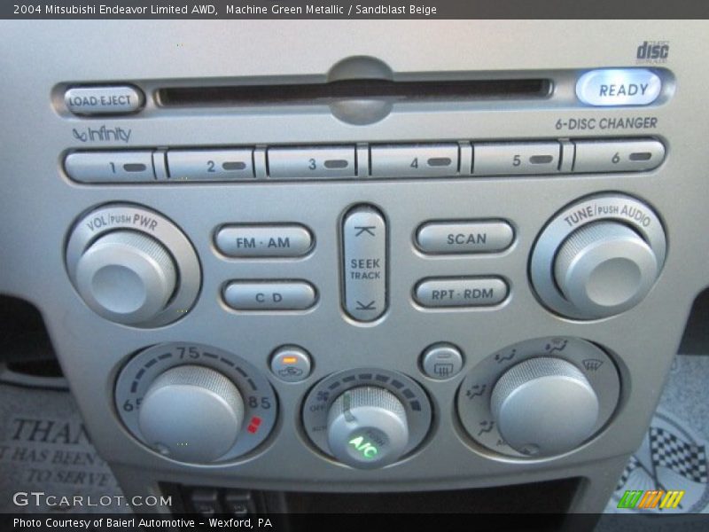 Controls of 2004 Endeavor Limited AWD