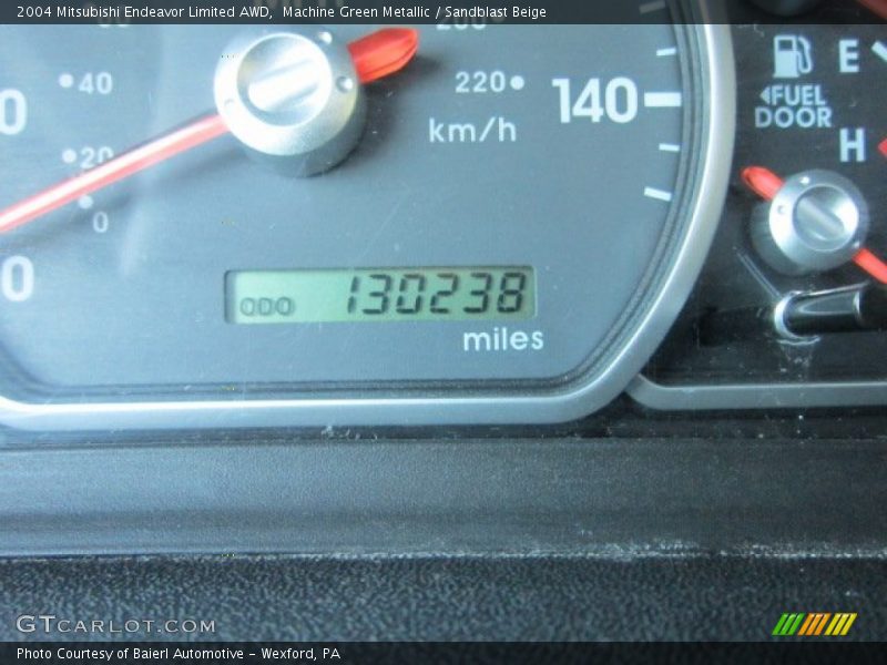 Machine Green Metallic / Sandblast Beige 2004 Mitsubishi Endeavor Limited AWD