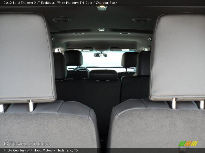 White Platinum Tri-Coat / Charcoal Black 2012 Ford Explorer XLT EcoBoost