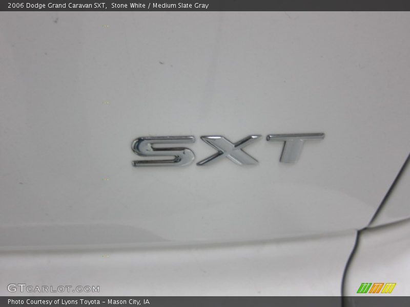 Stone White / Medium Slate Gray 2006 Dodge Grand Caravan SXT