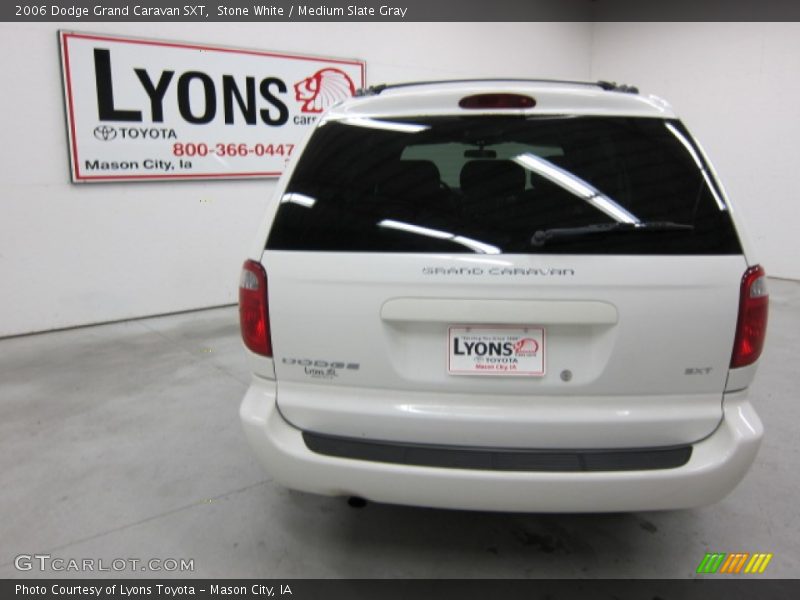 Stone White / Medium Slate Gray 2006 Dodge Grand Caravan SXT