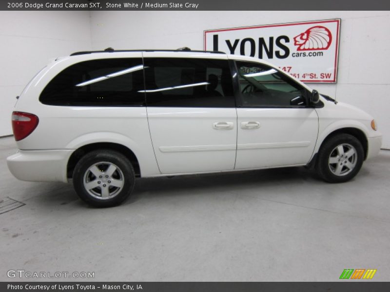 Stone White / Medium Slate Gray 2006 Dodge Grand Caravan SXT