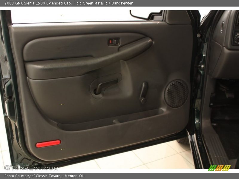 Polo Green Metallic / Dark Pewter 2003 GMC Sierra 1500 Extended Cab