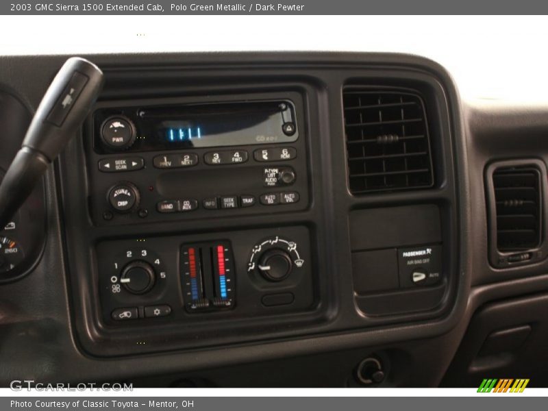 Polo Green Metallic / Dark Pewter 2003 GMC Sierra 1500 Extended Cab