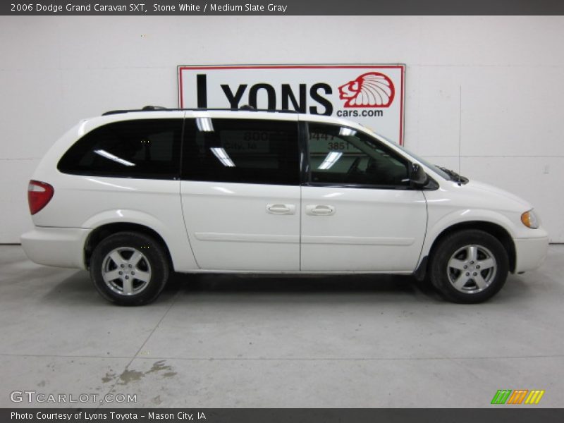 Stone White / Medium Slate Gray 2006 Dodge Grand Caravan SXT
