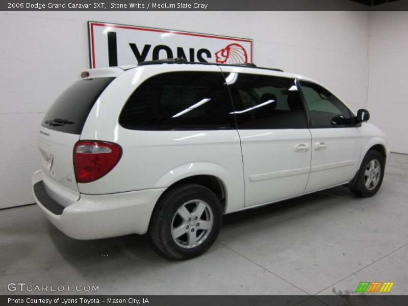 Stone White / Medium Slate Gray 2006 Dodge Grand Caravan SXT
