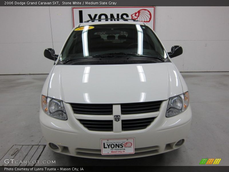 Stone White / Medium Slate Gray 2006 Dodge Grand Caravan SXT
