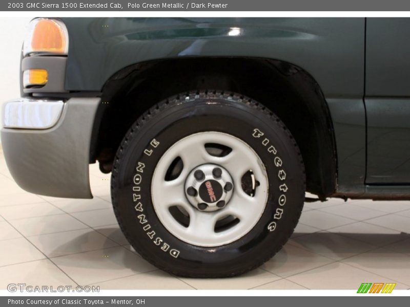 Polo Green Metallic / Dark Pewter 2003 GMC Sierra 1500 Extended Cab