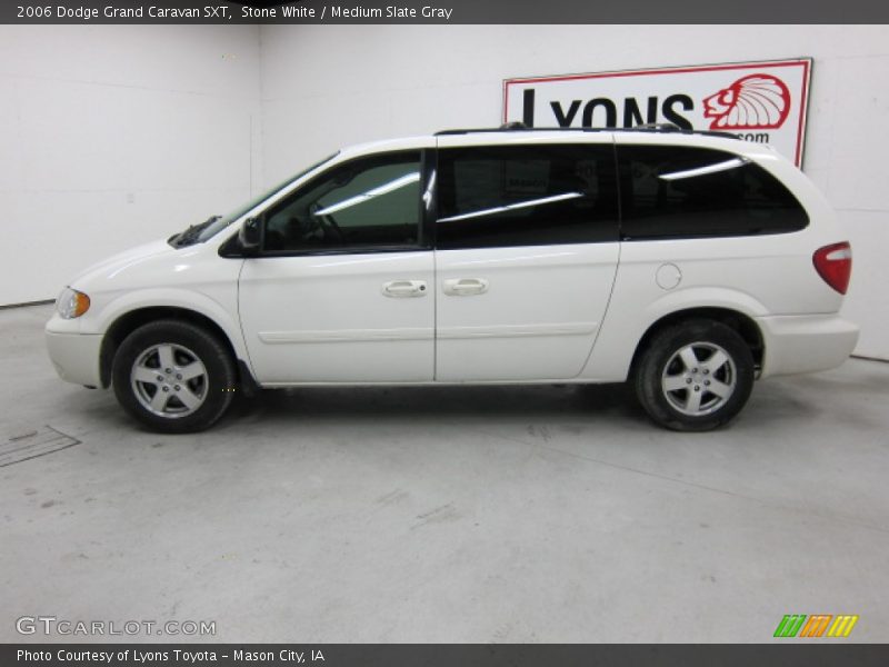 Stone White / Medium Slate Gray 2006 Dodge Grand Caravan SXT