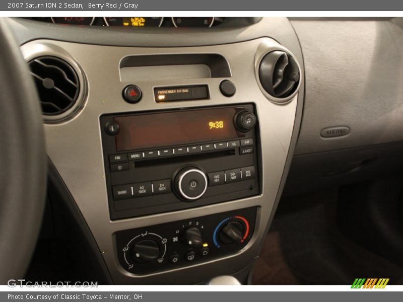 Berry Red / Gray 2007 Saturn ION 2 Sedan