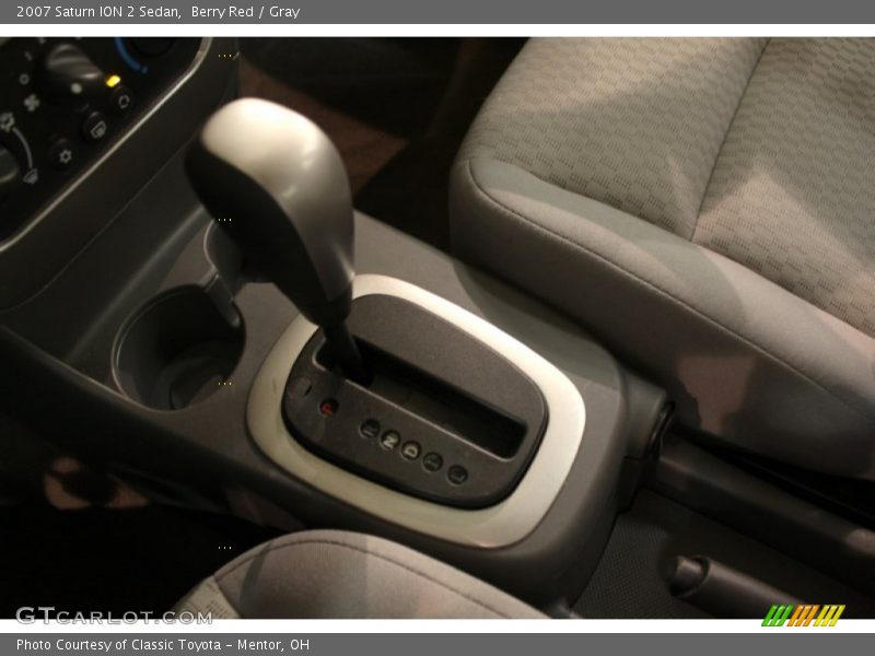 Berry Red / Gray 2007 Saturn ION 2 Sedan