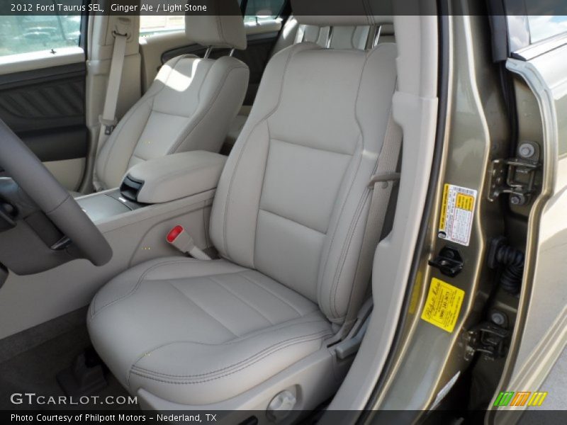  2012 Taurus SEL Light Stone Interior