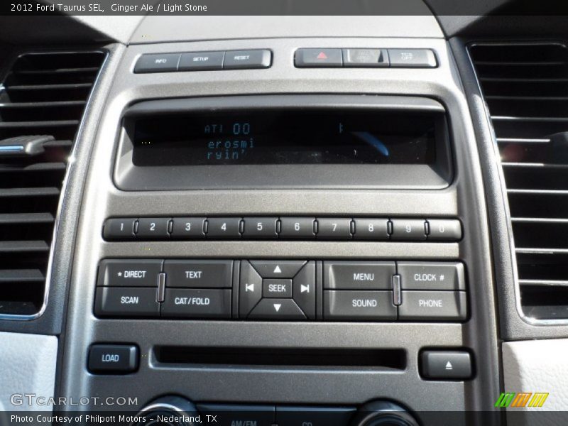 Controls of 2012 Taurus SEL