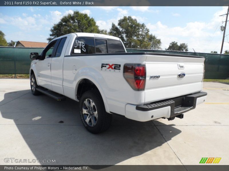 Oxford White / Black 2011 Ford F150 FX2 SuperCab
