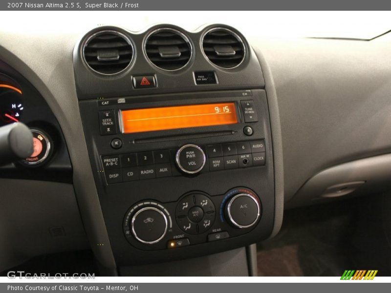 Super Black / Frost 2007 Nissan Altima 2.5 S