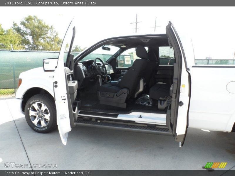  2011 F150 FX2 SuperCab Black Interior