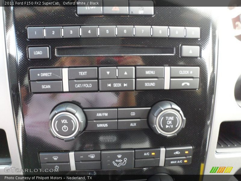 Controls of 2011 F150 FX2 SuperCab
