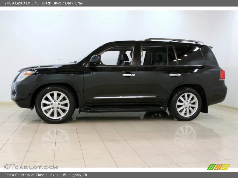 Black Onyx / Dark Gray 2009 Lexus LX 570