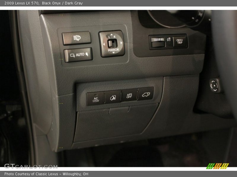 Black Onyx / Dark Gray 2009 Lexus LX 570