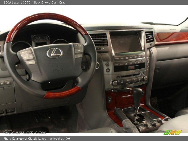 Black Onyx / Dark Gray 2009 Lexus LX 570