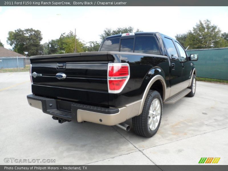 Ebony Black / Chaparral Leather 2011 Ford F150 King Ranch SuperCrew