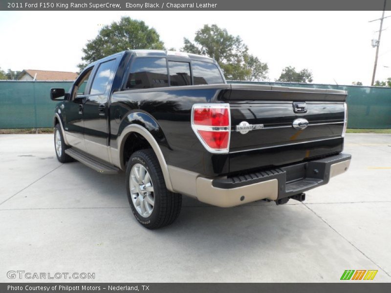 Ebony Black / Chaparral Leather 2011 Ford F150 King Ranch SuperCrew
