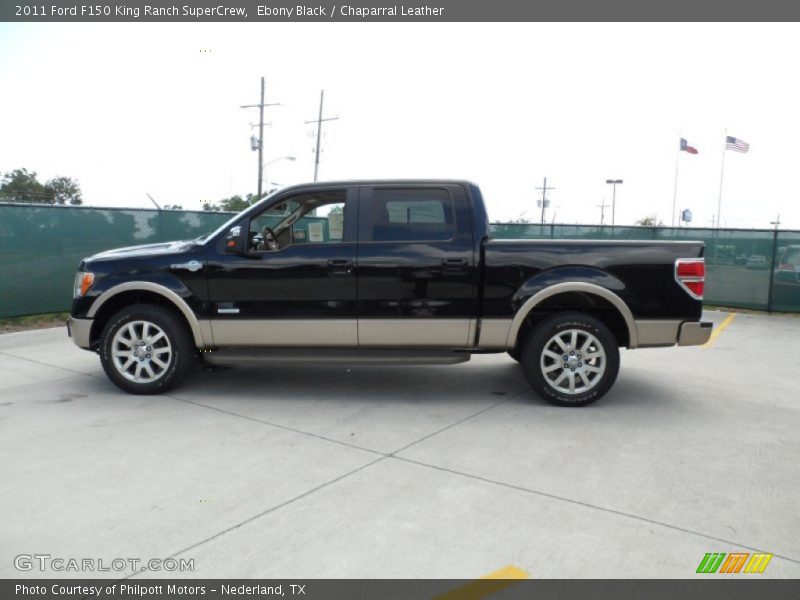 Ebony Black / Chaparral Leather 2011 Ford F150 King Ranch SuperCrew