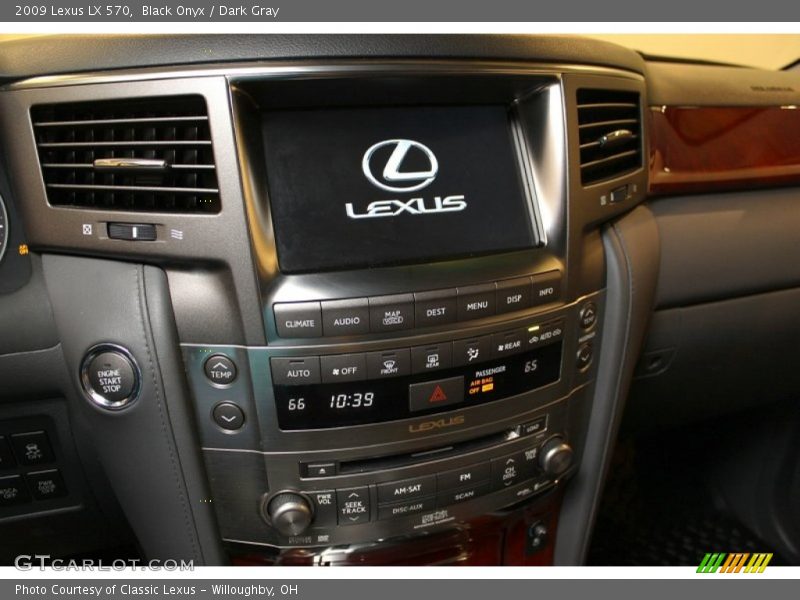 Black Onyx / Dark Gray 2009 Lexus LX 570