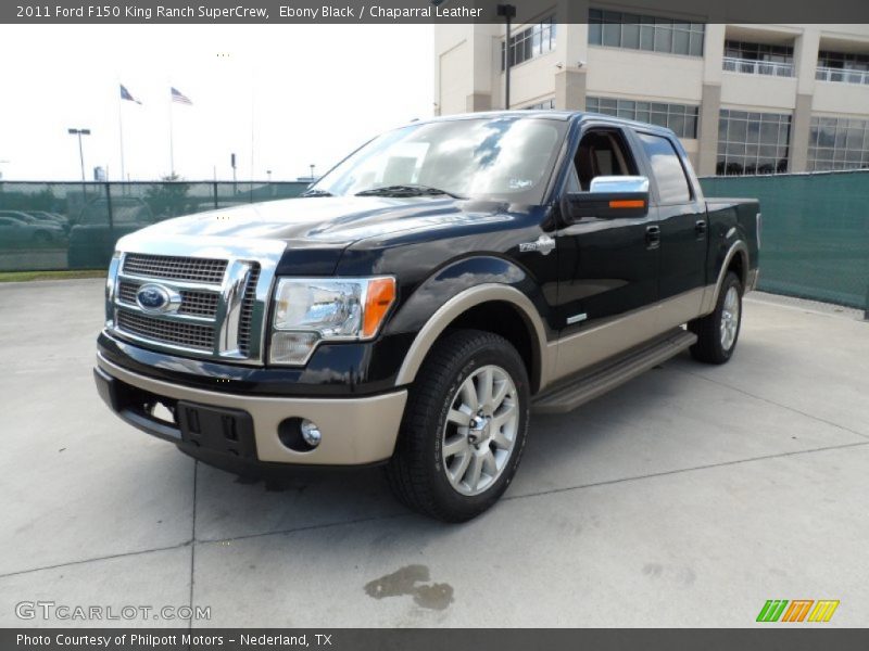 Ebony Black / Chaparral Leather 2011 Ford F150 King Ranch SuperCrew
