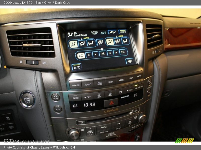 Black Onyx / Dark Gray 2009 Lexus LX 570