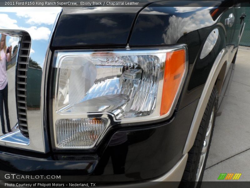 Ebony Black / Chaparral Leather 2011 Ford F150 King Ranch SuperCrew