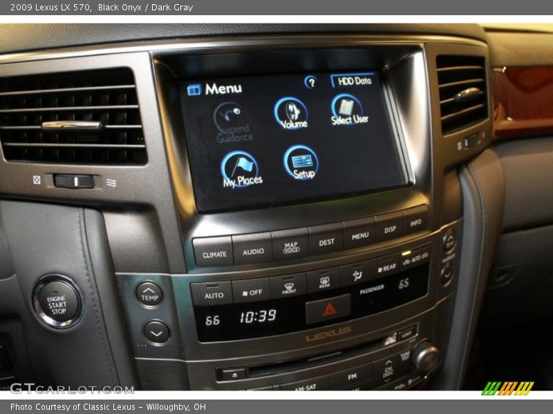 Black Onyx / Dark Gray 2009 Lexus LX 570