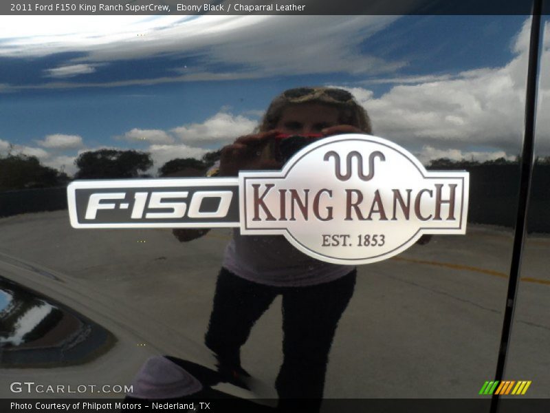 Ebony Black / Chaparral Leather 2011 Ford F150 King Ranch SuperCrew