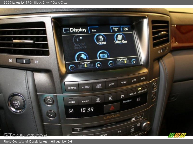 Black Onyx / Dark Gray 2009 Lexus LX 570
