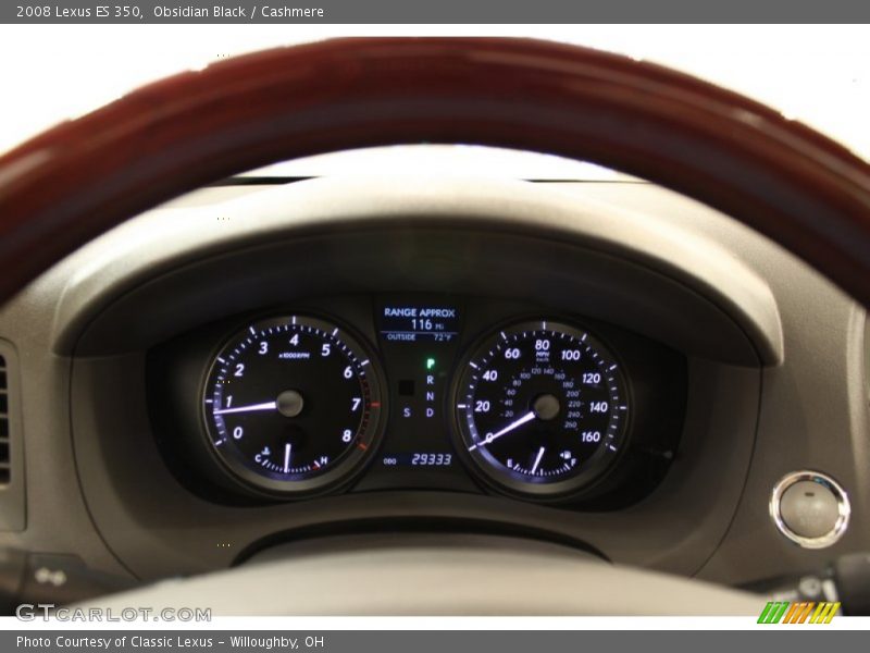Obsidian Black / Cashmere 2008 Lexus ES 350