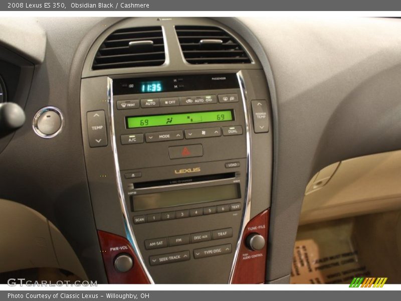 Obsidian Black / Cashmere 2008 Lexus ES 350