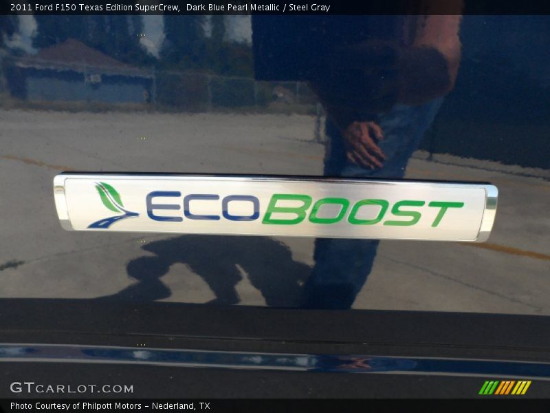 Dark Blue Pearl Metallic / Steel Gray 2011 Ford F150 Texas Edition SuperCrew