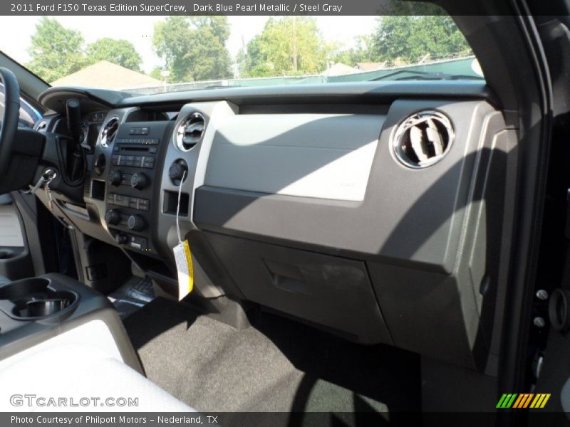 Dark Blue Pearl Metallic / Steel Gray 2011 Ford F150 Texas Edition SuperCrew