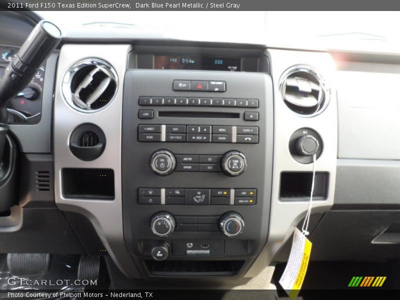 Dark Blue Pearl Metallic / Steel Gray 2011 Ford F150 Texas Edition SuperCrew