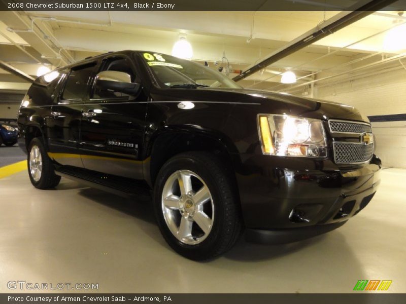Black / Ebony 2008 Chevrolet Suburban 1500 LTZ 4x4