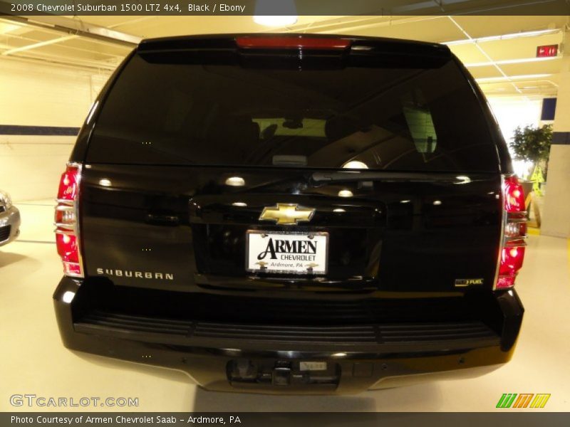 Black / Ebony 2008 Chevrolet Suburban 1500 LTZ 4x4