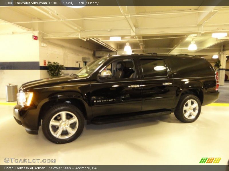 Black / Ebony 2008 Chevrolet Suburban 1500 LTZ 4x4